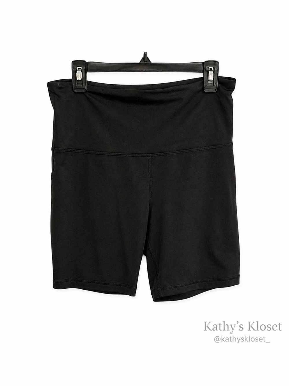 DSG Black High-Rise Bike Shorts
